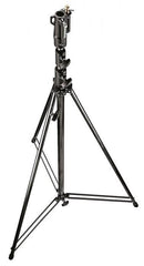  Manfrotto 111BSU Tall Steel Cine Stand with Leveling Leg, Black