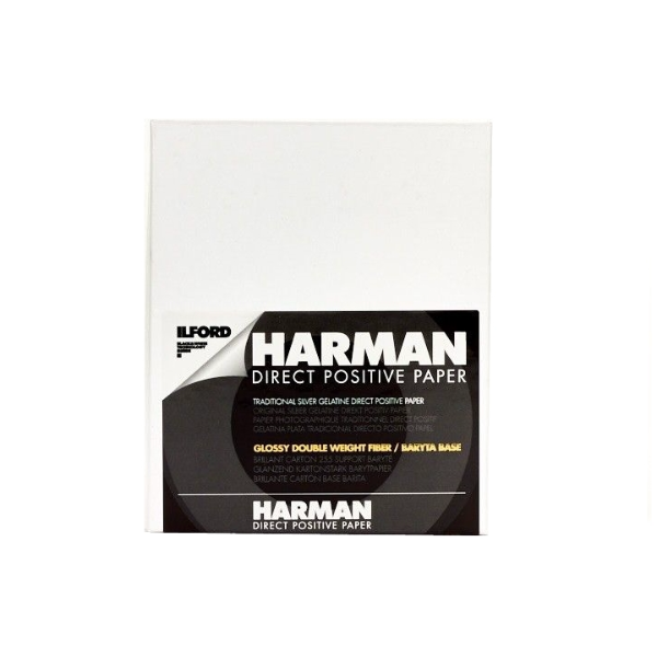 0000025995| Ilford Harman Direct Positive Fiber Based FB Paper Glossy  4 x 5 inch  25 Sheets