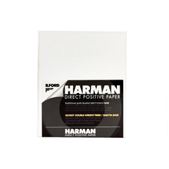  Ilford Harman Direct Positive Fiber Based FB Paper Glossy  4 x 5 inch  25 Sheets