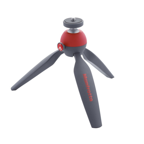 0000004995| Manfrotto Tripod Mini Pixi Red Ball Head With Push Button