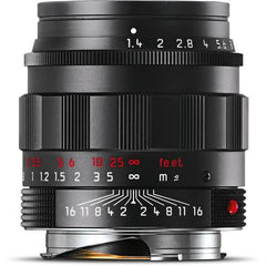  Leica Summilux-M 50mm f/1.4 ASPH. Black Lens (11688)