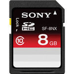 Sony SF-8Nx 8Gb SDHC Memory Card Cl10       SF8NX