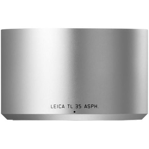 0000001390| Leica Lens hood for TL 35mm f1.4 & 60mm f2.8 silver anodised (12430)