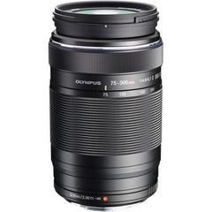  Olympus 75-300mm (version II) f4.8-6.7 Lens For Micro 4/3 Black