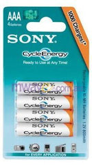 Sony 4 Pack AAA Ready To Use Rechargeable       NHAAAB4KC