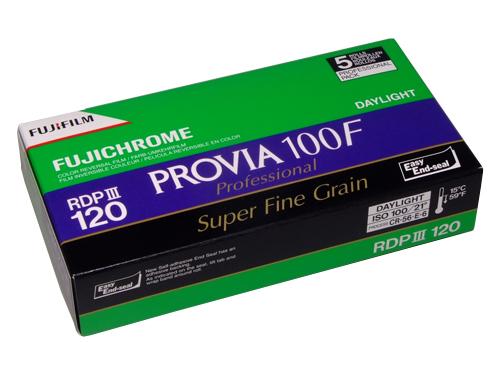 0000029495| Fujifilm Provia 100F 120/12 Roll Film 5 Pack