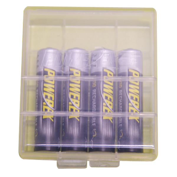 0000002495| Powerex 4 x AAA Maha Powerex 1000mAh Battery (Including Battery Holder)