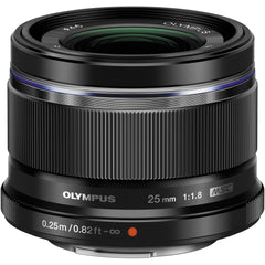  Olympus 25mm f1.8 Portrait Lens (Black)