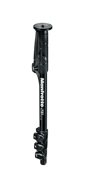 0000011995| Manfrotto Monopod 290 Series Black Aluminium. 4 Section