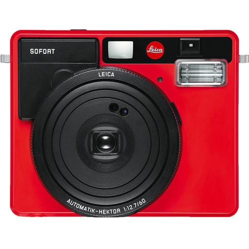 0000024490| Leica Sofort Instant Film Camera (Red)  (19160)