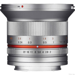  Samyang 12mm F2.0 Sony E Silver Lens