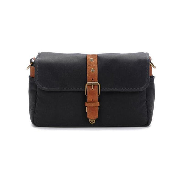 0000219995| Ona Bowery Black Canvas Camera Bag