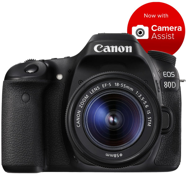 0000012490| Canon EOS 80D DSLR With 18-55 IS STM Lens