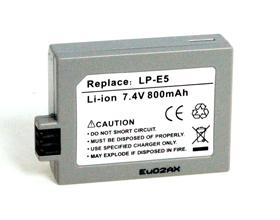 0000005995| Inca Li-ion Batt LP-E5 for Canon 1000