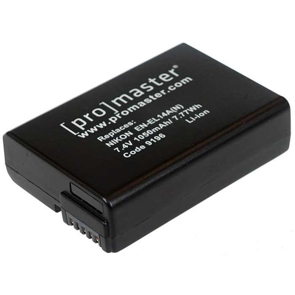 0000006995| ProMaster  Battery For Nikon EN-EL14A (N) Lithium-Ion battery  9196