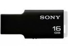 Sony USM16GMB 16GB MICRO VAULT TINY Black USB 2.0