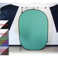  ProMaster 6x7 Back Drop pop Up Chromakey Green