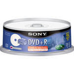 Sony 25 Spindle 16X DVD plusr Disc 25DPR47S3