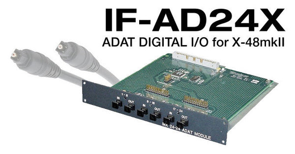 Tascam 24Ch Adat Lightpipe Digital I/O Interface F/X-48 IF-AD24X