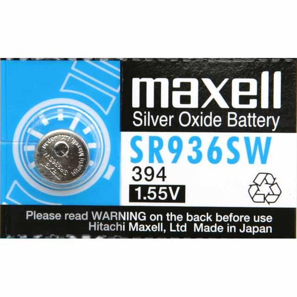 0000001495| Maxell SR936sw/394 1.55w Watch Battery