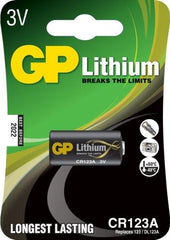  Maxell GP CR123A Lithium 3v Battery