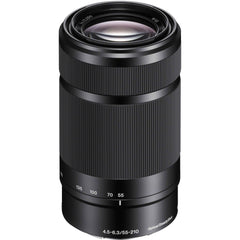  Sony E-Mount 55-210mm F4.5-6.3 OSS Black Zoom Lens