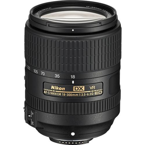 0000009990| Nikon Nikkor AF-S DX 18-300mm f/3.5-6.3G ED VR Lens