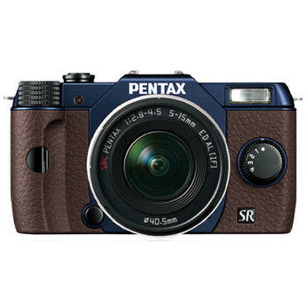 Pentax Q10 Metal Navy/Brown 085