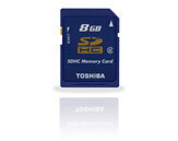 Toshiba 8Gb SDHC Card