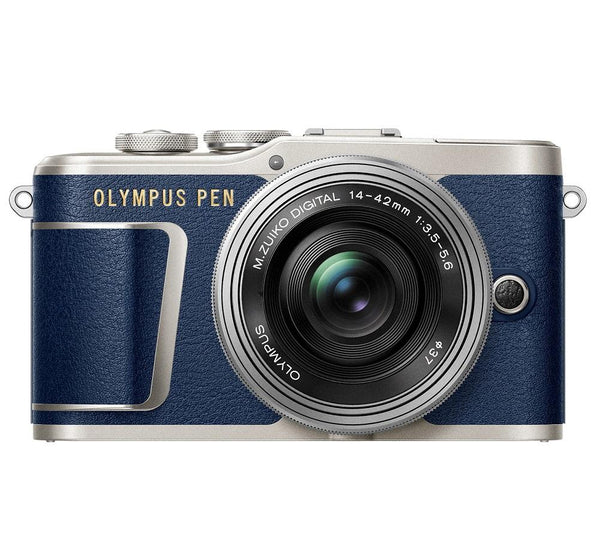 0000007990| Olympus  E-PL9 Blue Digital Camera & 14-42mm EZ Silver Lens