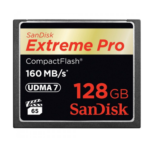 0000003190| Sandisk Extreme Pro CF 128GB 160MB/s Card