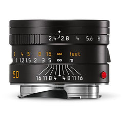  Leica Summarit-M 50mm f/2.4 Lens Black Anodized Finish Lens (11680)