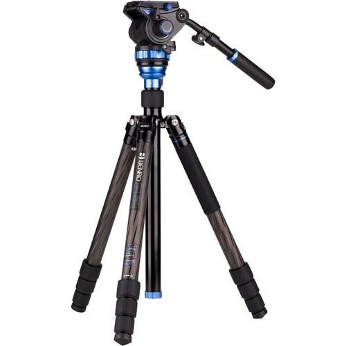 0000028990| Benro C3883TS7 (S7 Head) Aero7 Carbon Fibre Travel Angel Video Tripod Kit