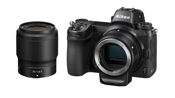 0000053990| Nikon Z7 Body w FTZ Adapter & Nikon Z 50mm f/1.8 S Lens