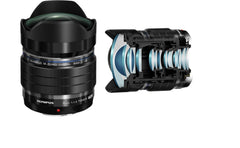  Olympus M.ZUIKO Digital ED 8mm f/1.8 Fisheye PRO Lens Black