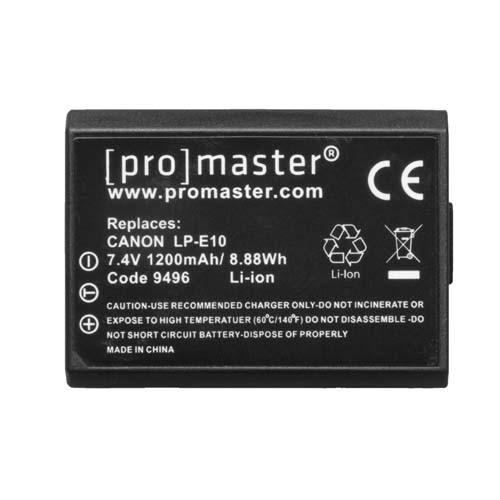 0000010995| ProMaster battery Canon LPE10 Battery & Charger Kit  2313