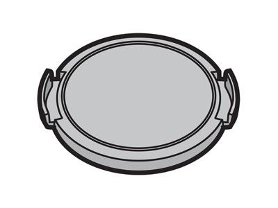 0000000995| Panasonic 37mm Lens Cap Silver