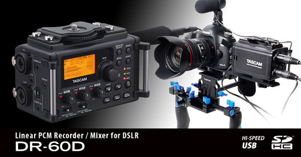 Tascam DR-60DMK2 Dr-60 Audio Recorder For Dslr