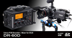 Tascam DR-60DMK2 Dr-60 Audio Recorder For Dslr