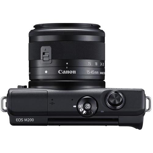 0000028490| Canon EOS M200 Camera + EF-M 15-45mm Lens Kit